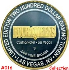 -200 Four Queens Elvira roulette wheel rev.